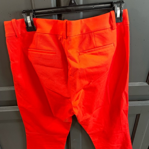 JCrew Minnie cropped pant size 8 orange - Picture 2 of 4